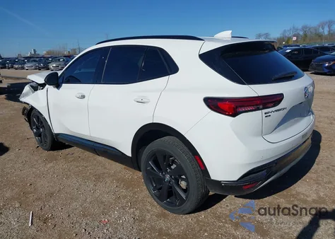 2022 Buick Envision Awd Preferred из США, поврежденный, VIN LRBFZMR47ND066895